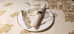 Disposable 47gsm-51gsm Soft Luxury Paper Napkin Hotel Banquet Weeding
