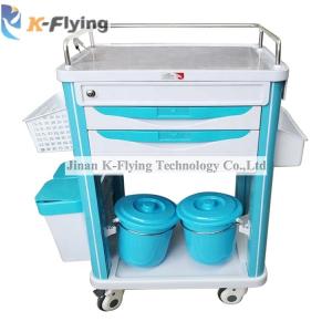 China Medicine Transfer Treatment Medical Trolley Cart With Drawers wholesale