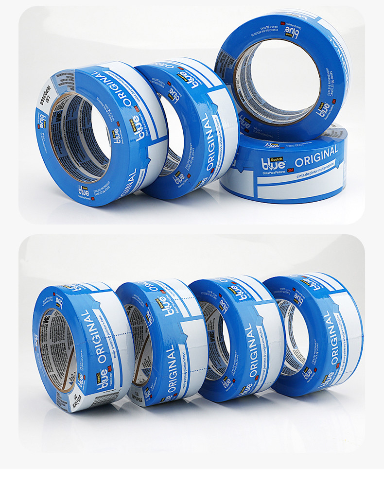 Original 3M™ 2090 Blue Masking Tape UV Resistant 14 Days With No Residue Tape