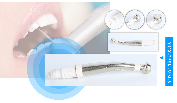 Low Noise Oral Medicine Dental Lab High Speed Handpiece ≤65dB 57g
