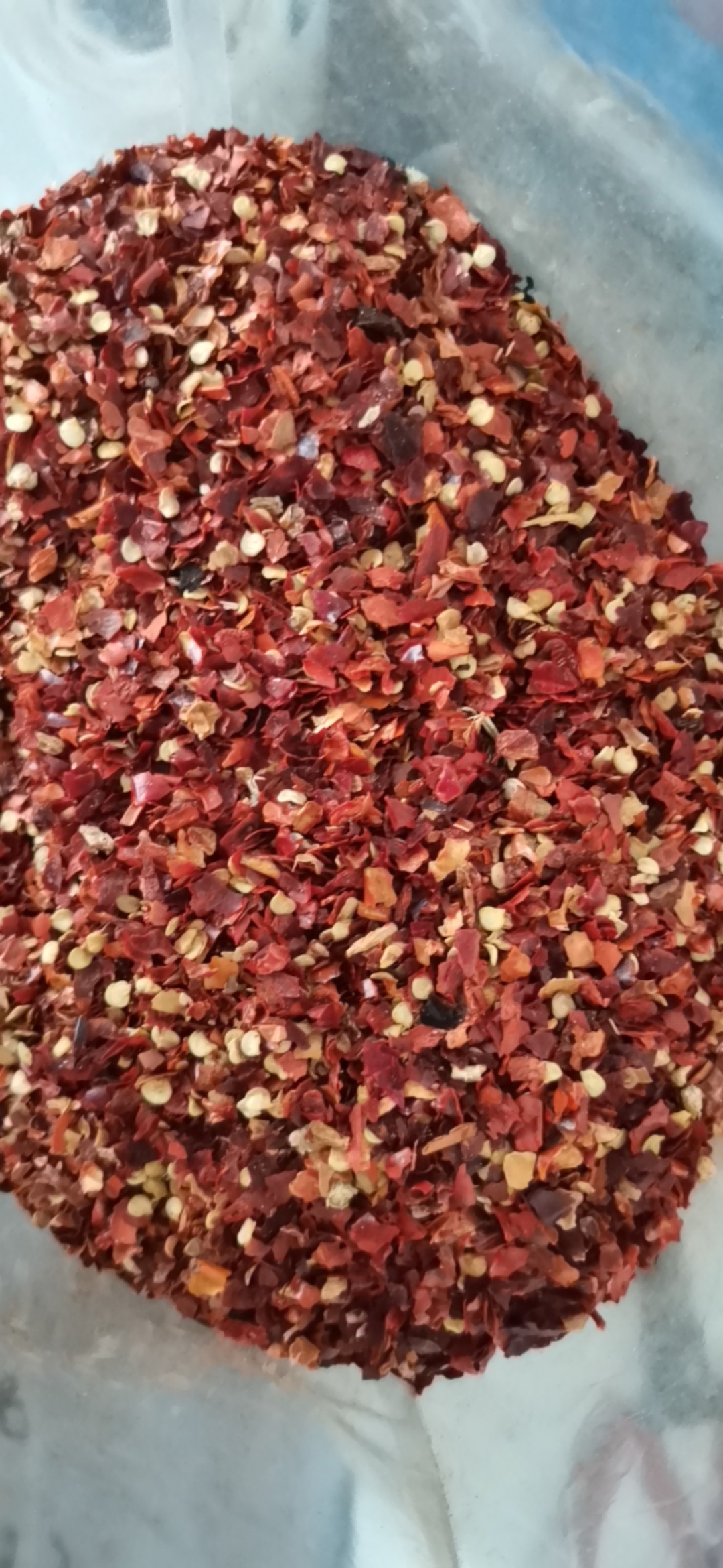 High SHU Dried Red Chilli Flakes Pungent Red Pepper Flakes For Pizza