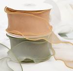 Simple Bilateral Gauze Gifts Wrapping Flower Fishtail Organza Ribbon