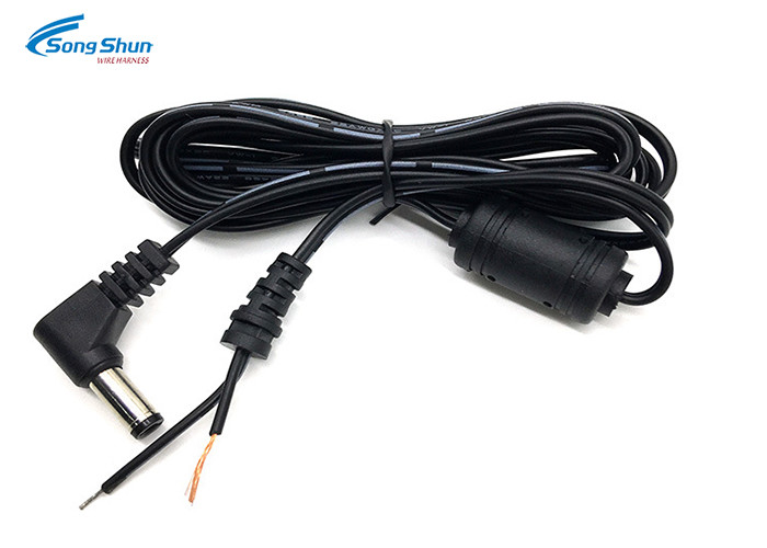 Computer DC Power Extension Cable 5.5x2.5 mm Right Angle 18 AWG Conductor