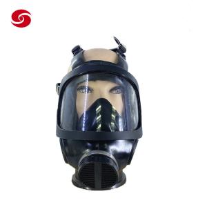 China Half Full Face Police Gas Mask To Prevent Acid Toxic Chemical Vapor Defense wholesale