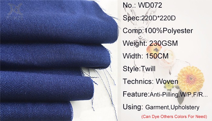 TC Fabric Double 45S Polyester Cotton Blended Yarn Plain Shirting Fine Canvas Cloth