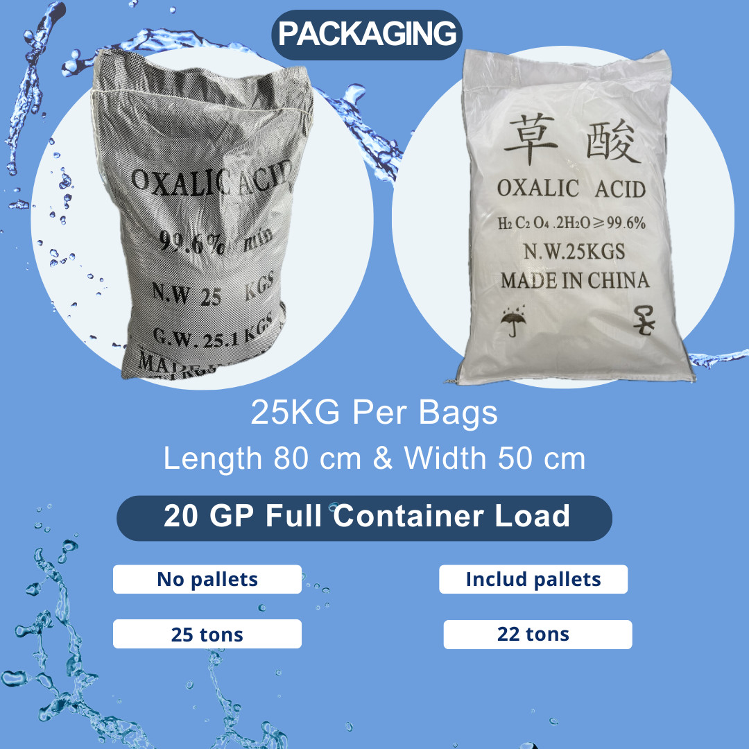 Rust Removal Colorless Monoclinic Granular Oxalic Acid Direct Supply