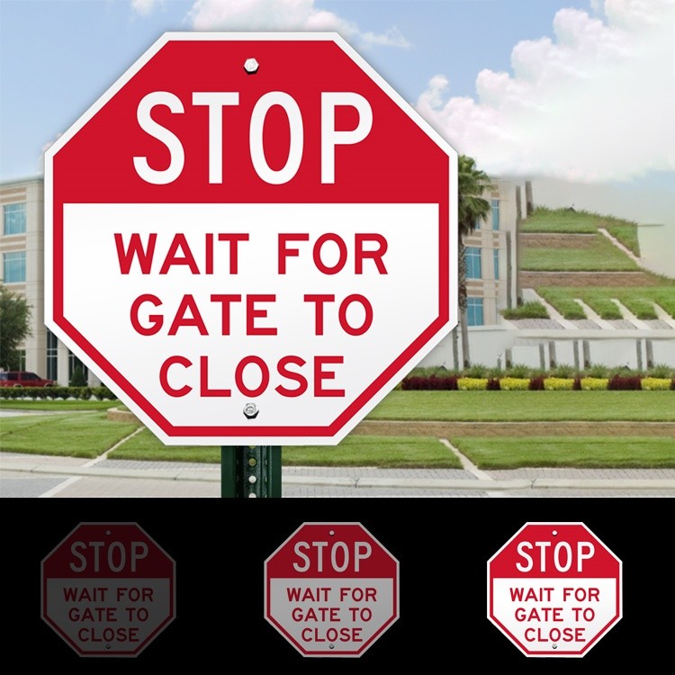 OEM Metal Aluminum Slow Kids Reflective Road Street Signage Safety Traffic Sign Board