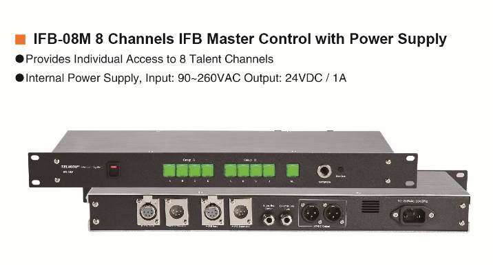 Monitor 8 Channel IFB (IFB) System Program Interrupt For Eight Talents