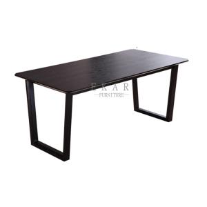 China Ash Wood Marble Top Modern Dining Table Wood wholesale