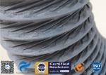 Waterproof Grey PVC Coated Fiberglass Fabric 0.25mm Air Ducting Cloth