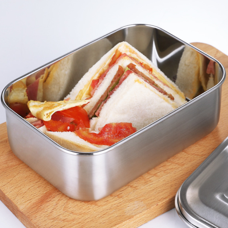 Eco - Friendly Stainless Steel Lunch Box Personalised Bento Box Containers