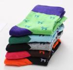 Beauty Animal Womens Tube Socks , Jacquard Logo Ladies Dress Socks Quick Dry
