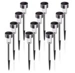 Stainless Steel 13.4'' Outdoor Solar Yard Lights