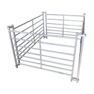 China Horse Farm Metal 40mm Galvanization Corral Panel Fence wholesale