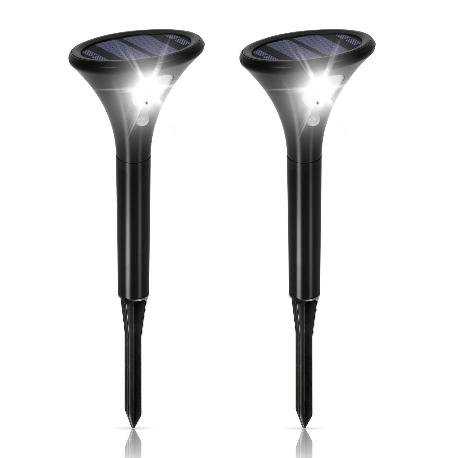 Outdoor Solar Lights, Solar Path Lights with Motion Sensor