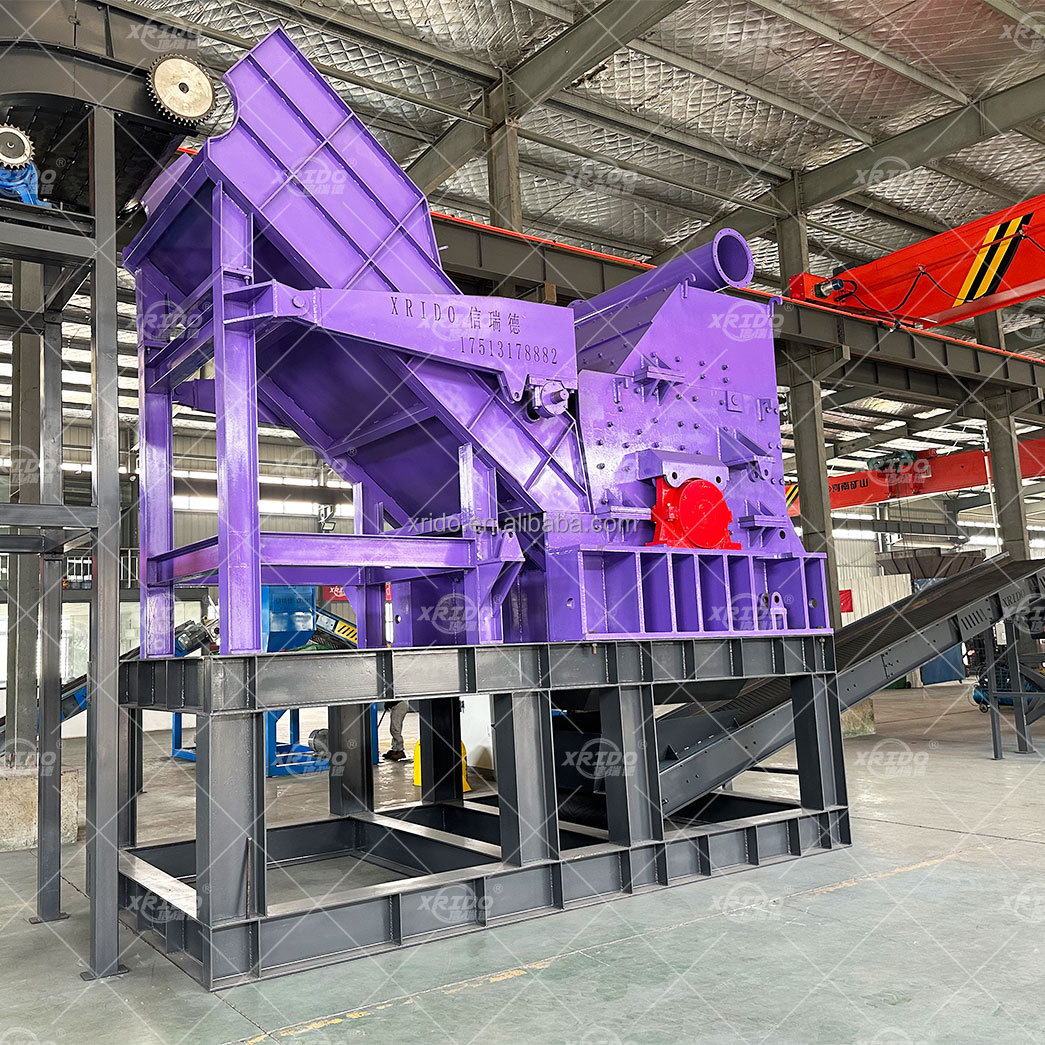 Multifunctional Waste Paint Bucket Shredder Scrap Steel Engine Shredder Machine