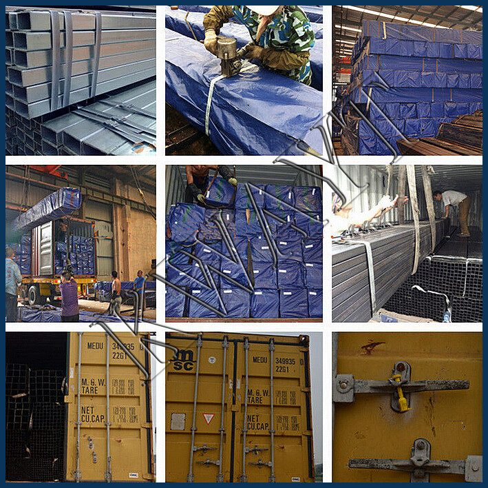 welded black annealing steel pipe/tube/square steel pipe
