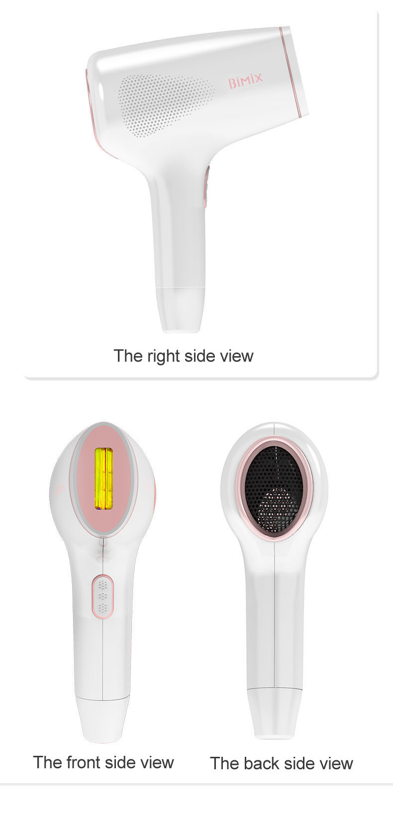 Double Lamp Heads Ice Compress Ipl Hair Removal Epilator