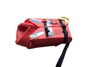 China 5% Buoyancy Loss Sea Life Jackets Polyester Oxford Material Red Color wholesale