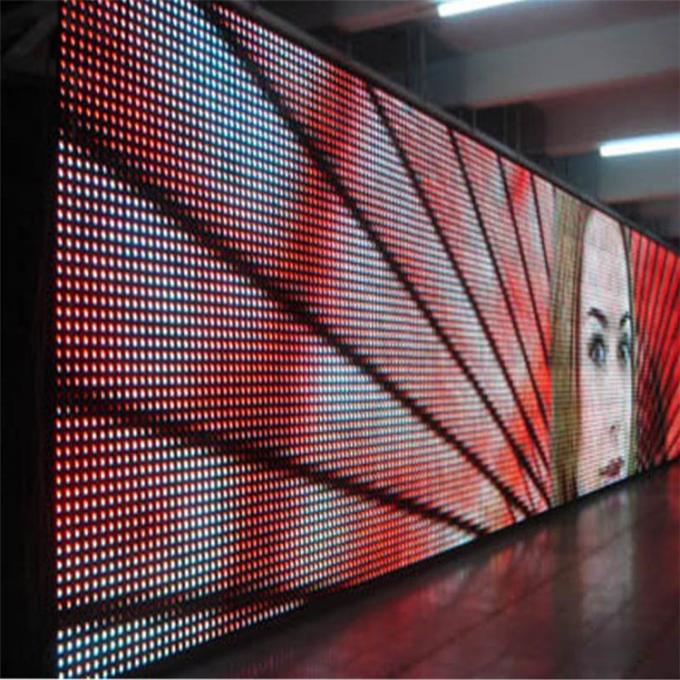 High Brightness P55 Mesh Transparent Indoor/Outdoor LED Display 4