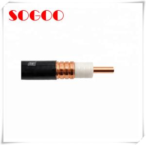 China Super Flexible 7/8'' Rf Cable 50 Ohms / Helical Corrugated Coaxial Feeder Cable wholesale