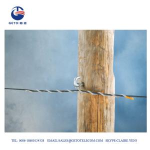 China Galvanized Steel 6mm PDE Preformed Armor Rod , Straight Suspension Clamp wholesale