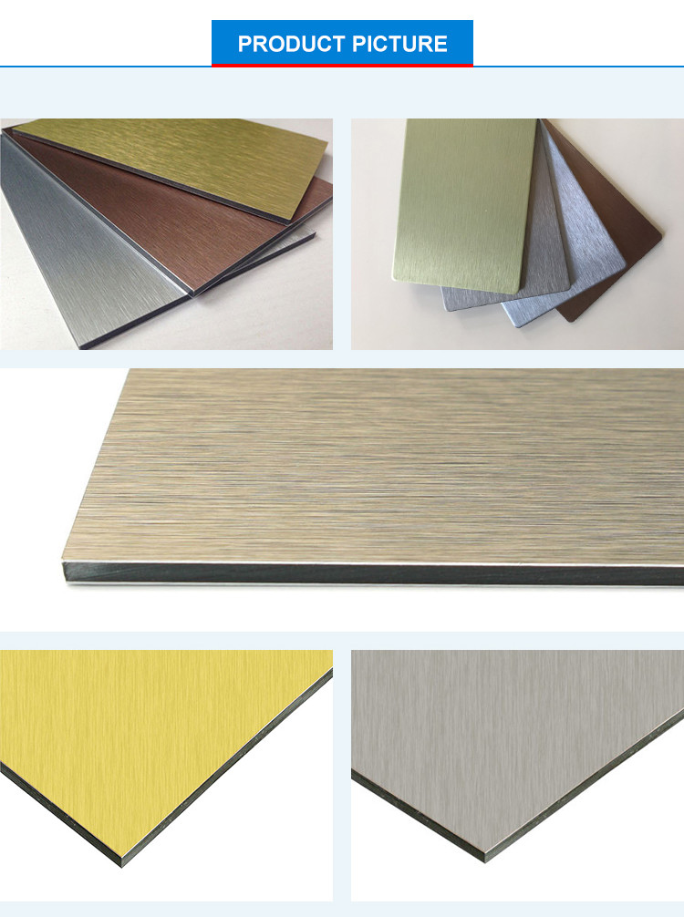 5mm Fireproof Aluminium Cladding Sheet PVDF Coating Panel