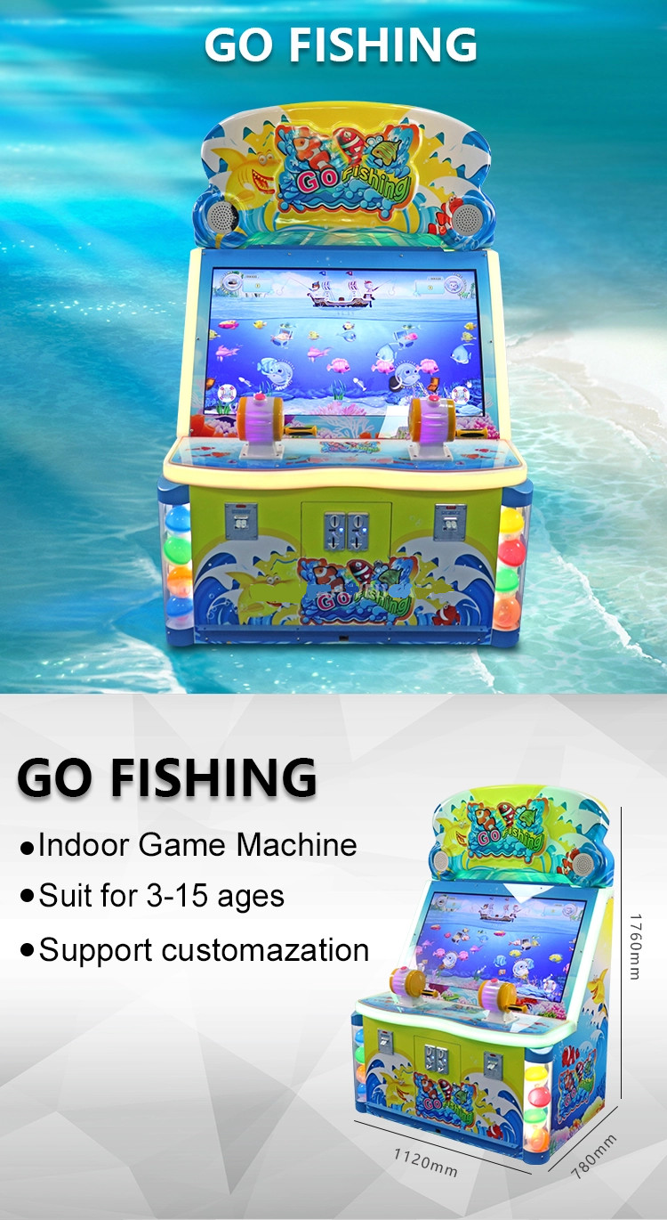 Go Fishing Games Lottery Redemption Game Video Game Machine For Sales