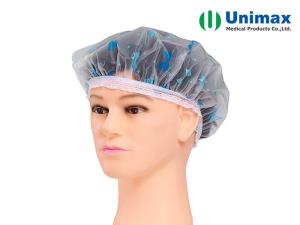 Double Elastic 24 Inch CPE Disposable Shower Cap