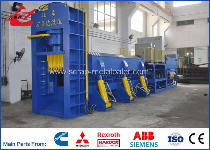 Customized Vehicles Shear Baler Machine Heavy Duty Scrap Shearing Baler