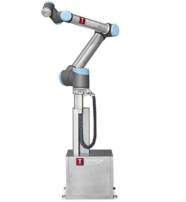 Universal robot parts LiftStand plug and play solution for the robotic hand UR5 and UR10