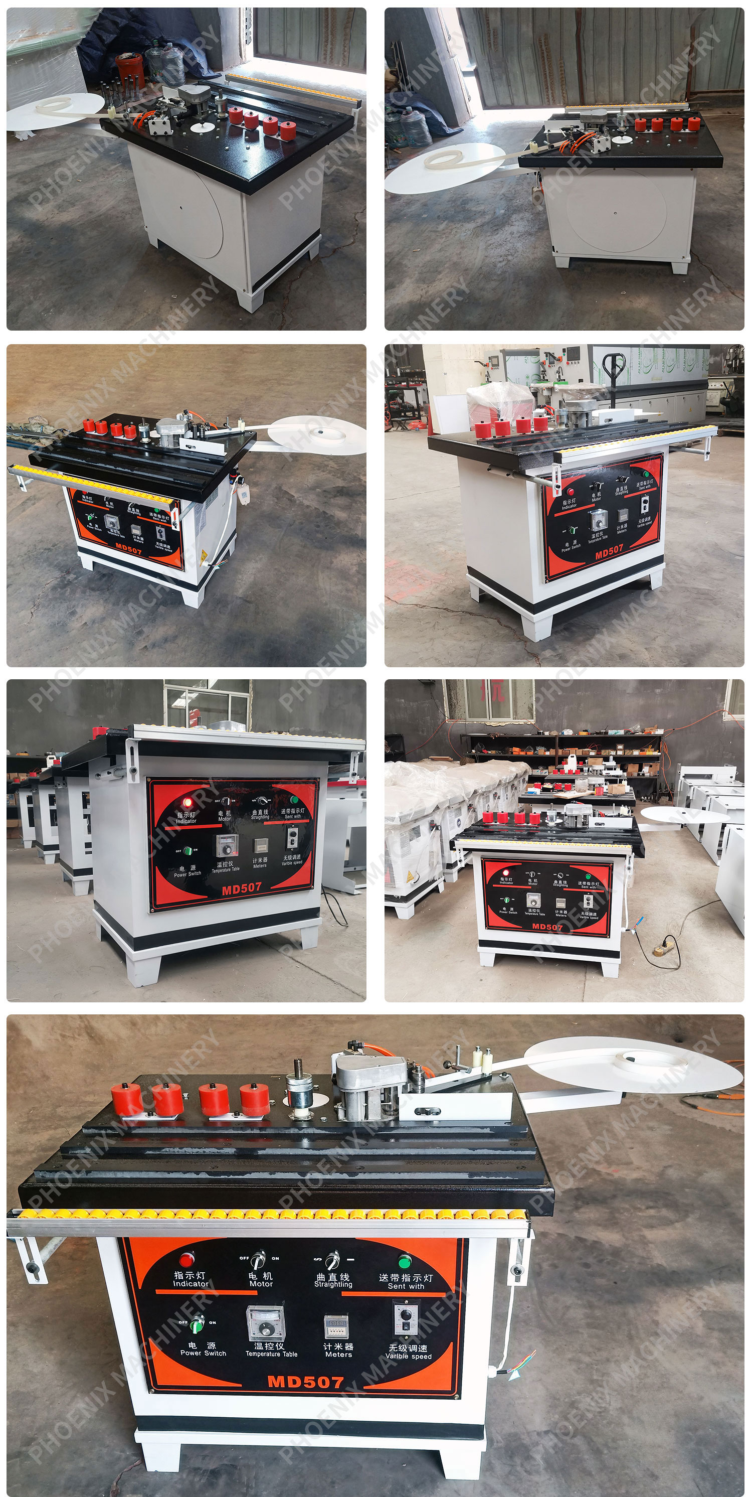 Effective Cutting Width 50mm Curve Straight Portable Woodworking Edge Banding Machine