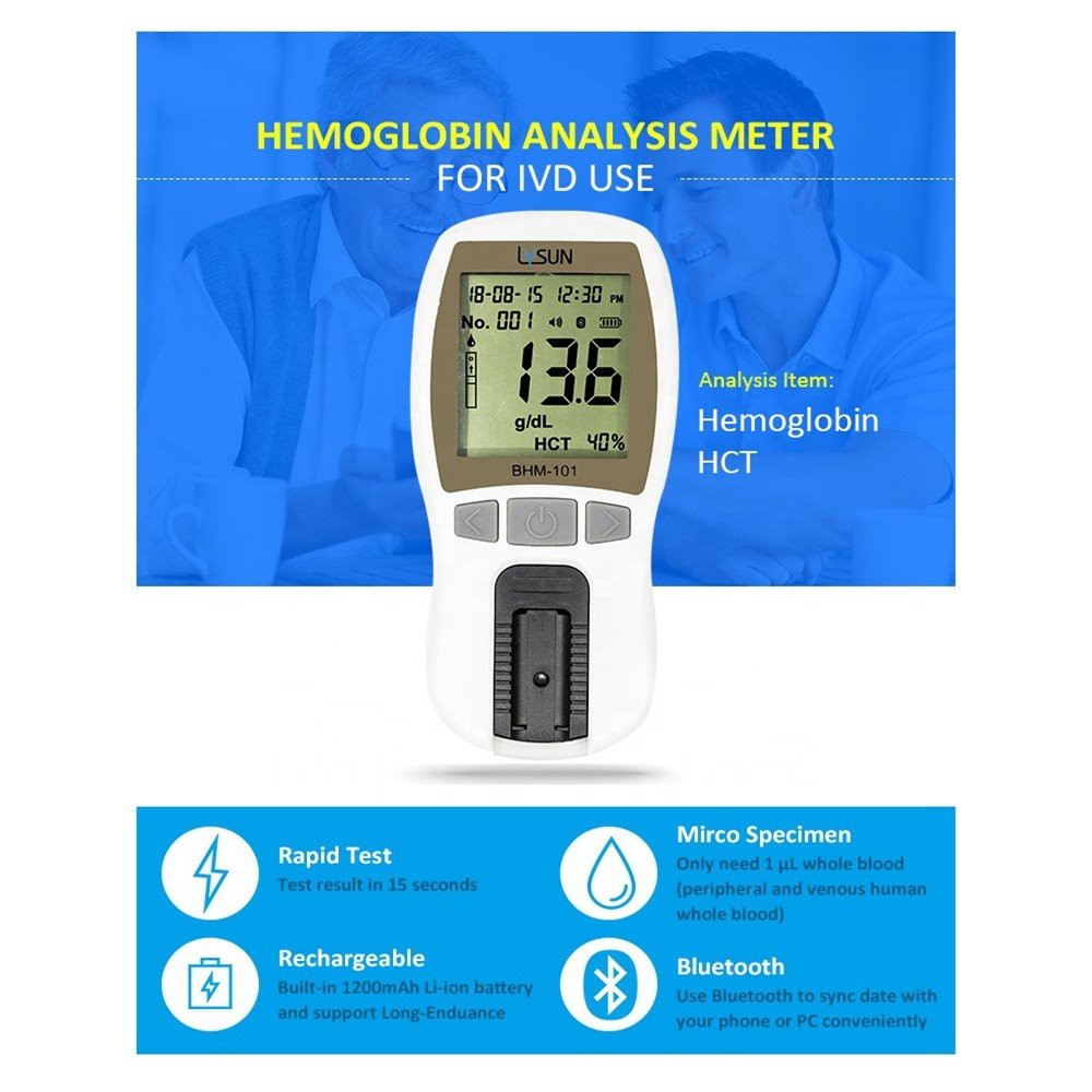 High Quality Fully Automatic Hemoglobin Meter Analyzer