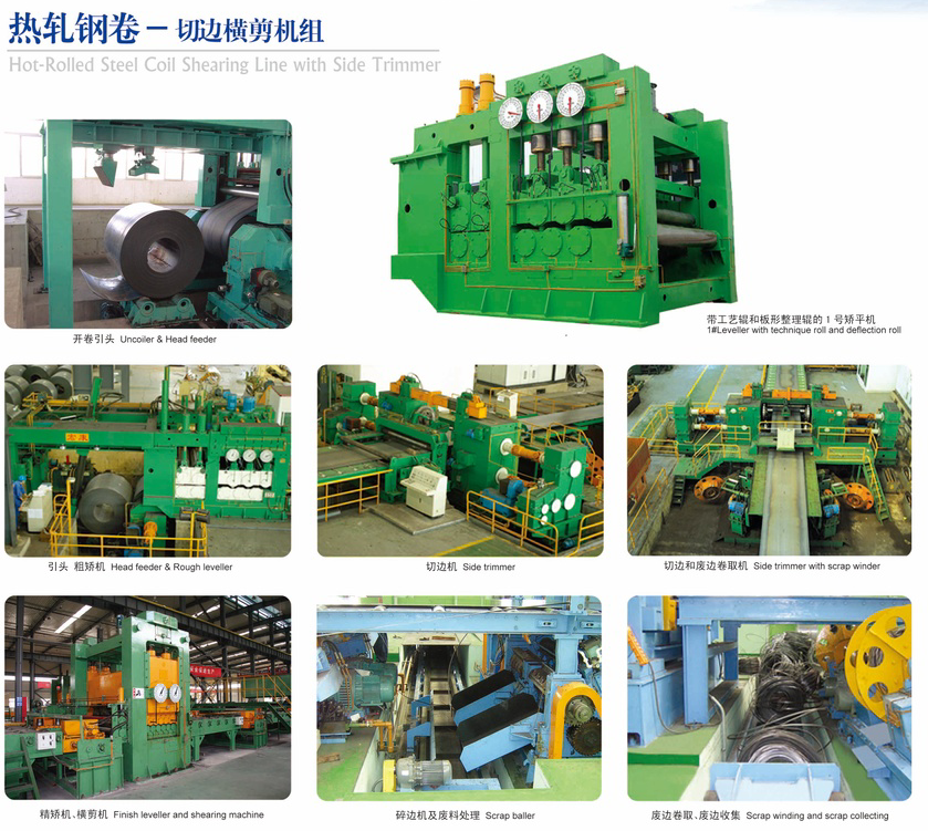 High Speed Stainless Steel Coil Uncoiling Leveling Shearing Line for Smooth Operation