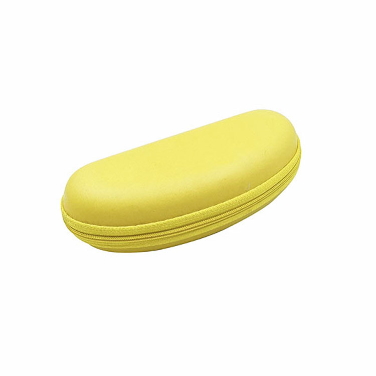 Portable Knitted Fabric Zip Around Glasses Case 162mm Length UV Proof