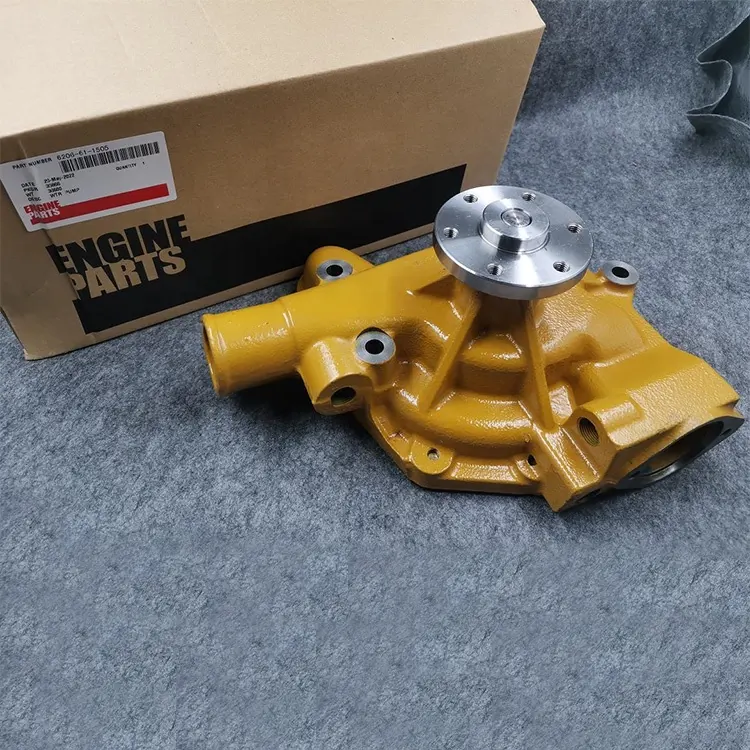 Replace/Repair Purpose Steel Water Pump for KOMATSU PC200-3 Excavator 6D95 6D125 Engine Diesel Heavy Duty