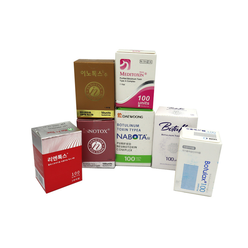 50IU 100U 150UI 200U Allergan Botox Botulinum Toxin Type A Innotox Botulax Nabota Rentox Meditoxin