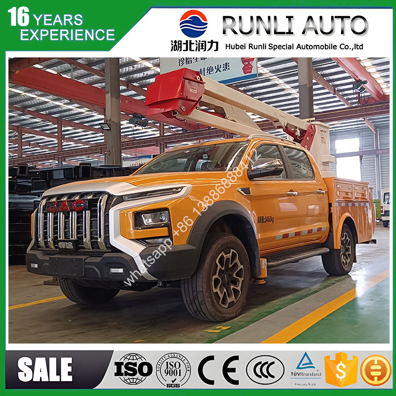 China JAC 4*2 Dust-Proof Dielectric Boom Lift with 50kV Insulation for Power Line Upgrades