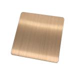 China Factory Price PVD coating Hairline Finish Fingerprint-resistant Stainless