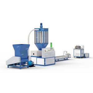 Single Screw Plastic Recycling Machine Granulating Recycling Machine 55Kw / 15Kw