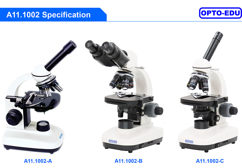 A11.1002 Mechanical Stage LED Illumination Achromatic Binocular Biological Microscope
