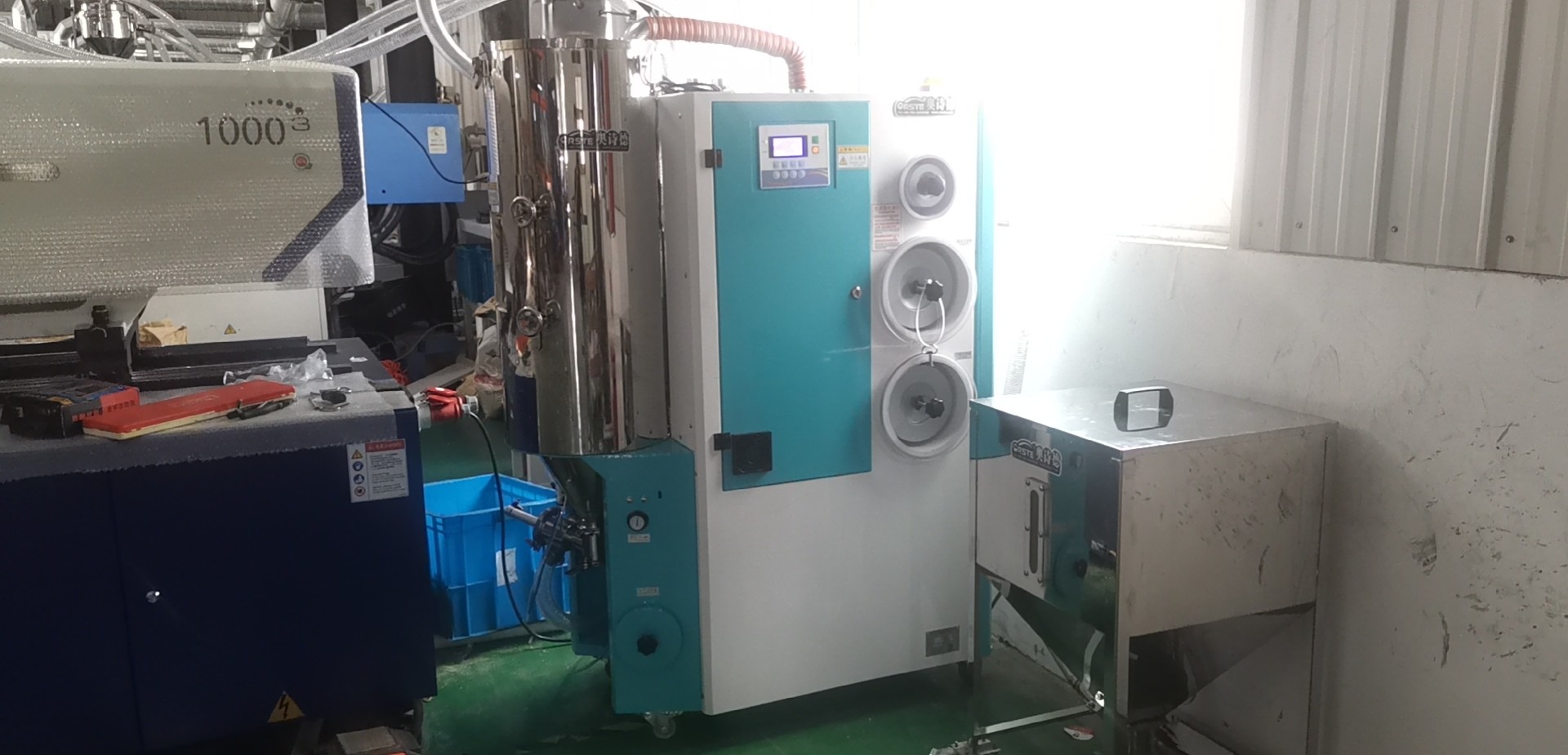 Plastic Material TPU PA PET PC Honeycomb Desiccant Rotor Dehumidifier Dehumidifying Dryer with low dew point
