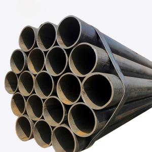 China Welded Round Black Mild Steel Pipe DIN 1.0425 cold drawn seamless carbon steel tube wholesale