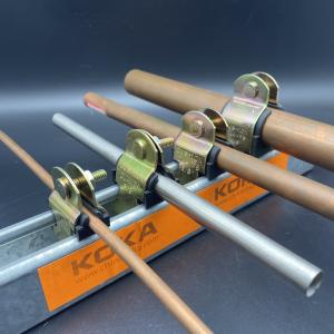 China Hot Dip Galvanized Channel Mounted Pipe Cushion Clamps wholesale