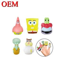 China 3D Plastic Figure Finger Puppet Toys OEM Hand Play Toy For Kid Custom Plastic Figure wholesale