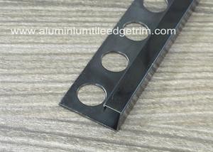 China Anti Corrosion Brushed Stainless Steel Angle Trim Square Shaped Decorative Flat Edge wholesale
