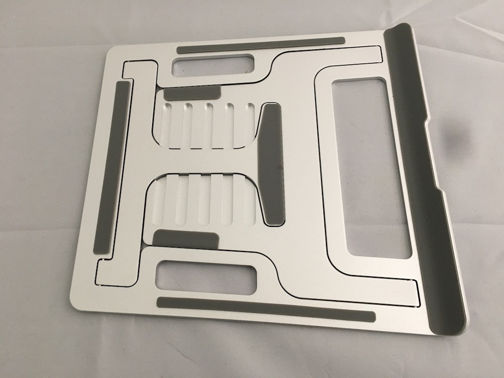 Customized Lightweight 3.5mm Metal Laptop Stand Foldable Aluminum Tablet Stand