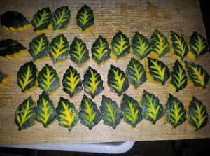 China Frozen Blanched Sweet Pumpkin(Leaf Shaped) For Food Decoration wholesale