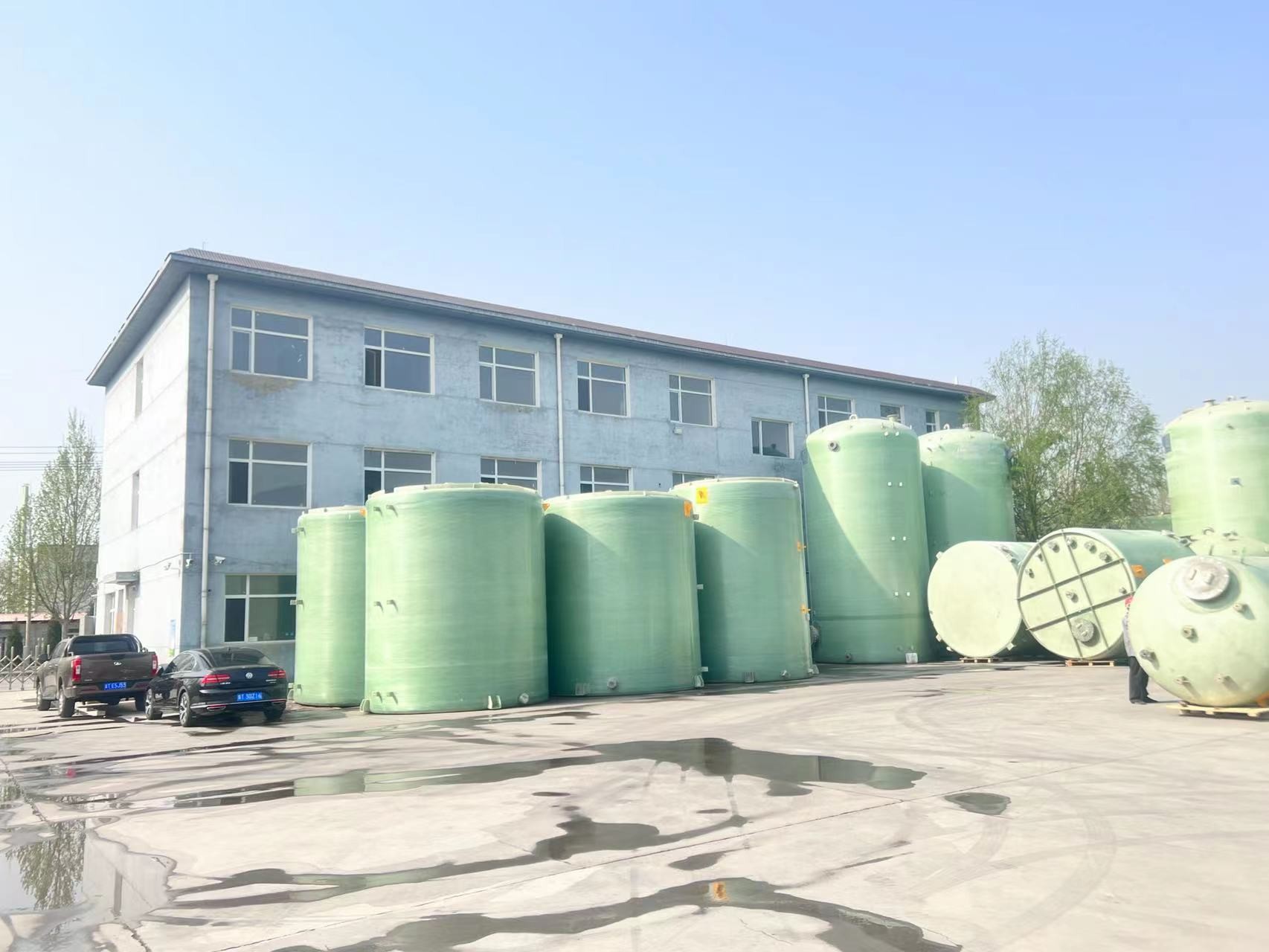 Light Weight FRP Chemical Storage Tank Industrial Wastewater Treatment 5000 Gallon