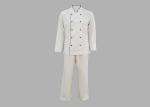 Anti Shrink Personal Protective Clothing / Womens Chef Clothes Button Front